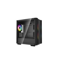 Deepcool Micro-ATX CASE CC360 Black, Mini-ITX / Micro-ATX, 4, Power supply included No, 1x USB3.0, 1x USB2.0, 1x Audio, ABS+SPCC