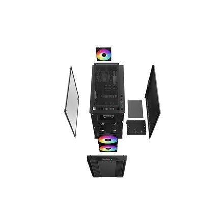 Deepcool Micro-ATX CASE CC360 Black, Mini-ITX / Micro-ATX, 4, Power supply included No, 1x USB3.0, 1x USB2.0, 1x Audio, ABS+SPCC Deepcool Micro-ATX CASE CC360 Black, Mini-ITX / Micro-ATX, 4, Power supply included No, 1x USB3.0, 1x USB2.0, 1x Audio, ABS+SPCC