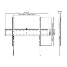 Gembird TV wall mount (fixed) WM-70F-01 37-70 