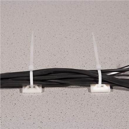 Logilink Cable tie mounts, 100 Stk. KAB0043 Logilink Cable tie mounts, 100 Stk. KAB0043