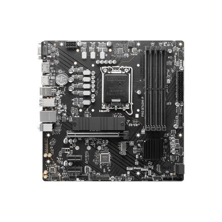 MSI PRO B760M-P Processor family Intel, Processor socket LGA1700, DDR5 DIMM, Memory slots 4, Supported hard disk drive interfac MSI PRO B760M-P Processor family Intel, Processor socket LGA1700, DDR5 DIMM, Memory slots 4, Supported hard disk drive interfac