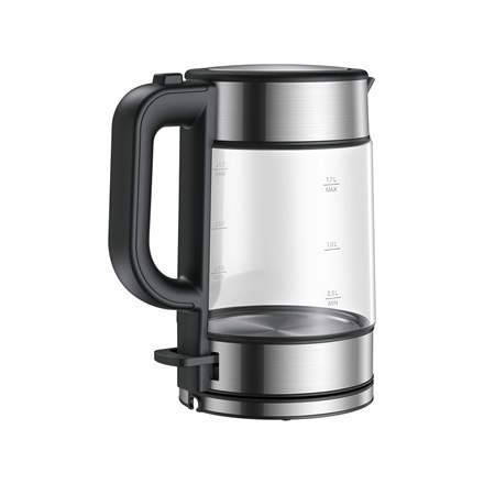Xiaomi Electric Glass Kettle EU Electric, 2200 W, 1.7 L, Glass, 360° rotational base, Black/Stainless Steel Xiaomi Electric Glass Kettle EU Electric, 2200 W, 1.7 L, Glass, 360° rotational base, Black/Stainless Steel