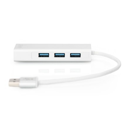 Digitus 3-port USB Hub and Gigabit LAN adapter DA-70250-1 Digitus 3-port USB Hub and Gigabit LAN adapter DA-70250-1