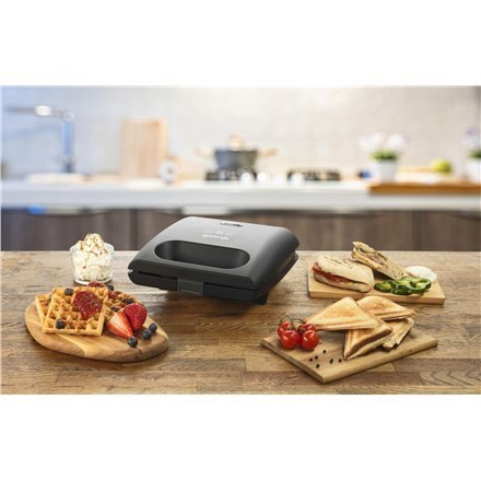 Gorenje Sandwich maker SM703GCB 700 W, Number of plates 3, Number of pastry 2, Black Gorenje Sandwich maker SM703GCB 700 W, Number of plates 3, Number of pastry 2, Black