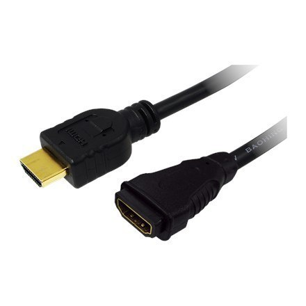 Logilink HDMI Cable Type A Male - HDMI Type A Female CH0056 Black, 2 m Logilink HDMI Cable Type A Male - HDMI Type A Female CH0056 Black, 2 m