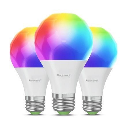 Nanoleaf Essentials Smart A60 Bulb E27 Matter 9W 806Lm RGBCW 2700-6500K, 3pcs pack Nanoleaf Essentials Smart A60 Bulb E27 Matter 9W 806Lm RGBCW 2700-6500K, 3pcs pack