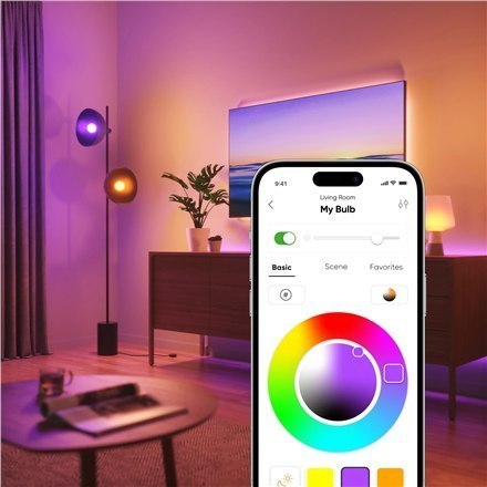 Nanoleaf Essentials Smart A60 Bulb E27 Matter 9W 806Lm RGBCW 2700-6500K, 3pcs pack Nanoleaf Essentials Smart A60 Bulb E27 Matter 9W 806Lm RGBCW 2700-6500K, 3pcs pack
