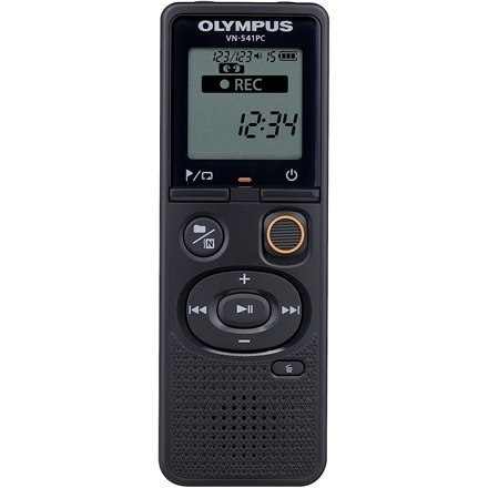Olympus Digital Voice Recorder (OM branded) VN-541PC Segment display 1.39' WMA Black Olympus Digital Voice Recorder (OM branded) VN-541PC Segment display 1.39' WMA Black