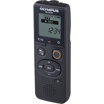 Olympus Digital Voice Recorder (OM branded) VN-541PC Segment display 1.39' WMA Black Olympus Digital Voice Recorder (OM branded) VN-541PC Segment display 1.39' WMA Black