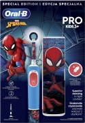 Oral-B Vitality PRO Kids Spiderman Electric Toothbrush with Travel Case, Blue Oral-B Vitality PRO Kids Spiderman Electric Toothbrush with Travel Case, Blue