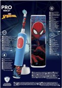 Oral-B Vitality PRO Kids Spiderman Electric Toothbrush with Travel Case, Blue Oral-B Vitality PRO Kids Spiderman Electric Toothbrush with Travel Case, Blue