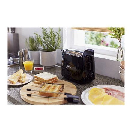 Philips HD2583/90 Daily Collection Toaster, Black Philips Philips HD2583/90 Daily Collection Toaster, Black Philips