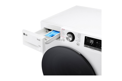 LG Washing Machine F4WR711S2W Energy efficiency class A - 10% Front loading Washing capacity 11 kg 1400 RPM Depth 55.5 cm Width LG Washing Machine F4WR711S2W Energy efficiency class A - 10% Front loading Washing capacity 11 kg 1400 RPM Depth 55.5 cm Width