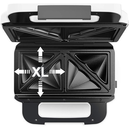 TEFAL Wafle Maker Snack XL SW701110 850 W Number of pastry 2 Belgium White/Grey TEFAL Wafle Maker Snack XL SW701110 850 W Number of pastry 2 Belgium White/Grey