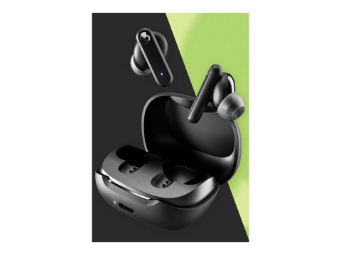Słuchawki douszne True Wireless Skullcandy SMOKIN BUDS z mikrofonem, Bluetooth, kolor czarny Słuchawki douszne True Wireless Skullcandy SMOKIN BUDS z mikrofonem, Bluetooth, kolor czarny
