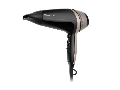 Suszone włosy - Remington Thermacare PRO 2300 D5715 | 2300 W | Jonizacja | Czarna suszarka z dyszą dyfuzora; 3 ustawienia temper Suszone włosy - Remington Thermacare PRO 2300 D5715 | 2300 W | Jonizacja | Czarna suszarka z dyszą dyfuzora; 3 ustawienia temper
