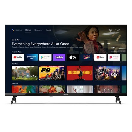 Telewizor Sharp | Smart TV | 32FH2EA | 32" | 81 cm | 720p | Android TV Telewizor Sharp | Smart TV | 32FH2EA | 32" | 81 cm | 720p | Android TV