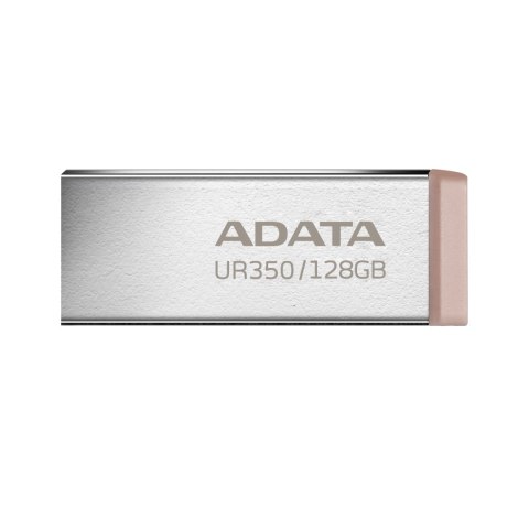 ADATA | Pamięć Flash USB | UR350 | 128 GB | USB 3.2 Gen1 | Brązowa ADATA | Pamięć Flash USB | UR350 | 128 GB | USB 3.2 Gen1 | Brązowa