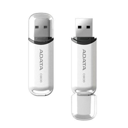 ADATA Pamięć USB 32 GB biały | C906 | USB 2.0 - Pojemna i niezawodna pamięć przenośna ADATA C906 o pojemności 32 GB, zapewniając ADATA Pamięć USB 32 GB biały | C906 | USB 2.0 - Pojemna i niezawodna pamięć przenośna ADATA C906 o pojemności 32 GB, zapewniając