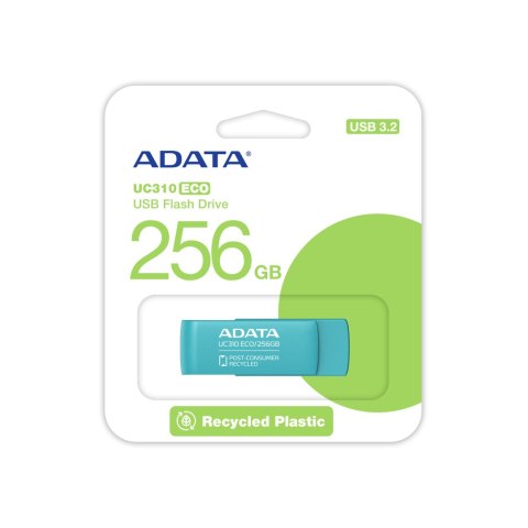 ADATA Pamięć USB UC310 ECO 256 GB Zielony ADATA Pamięć USB UC310 ECO 256 GB Zielony