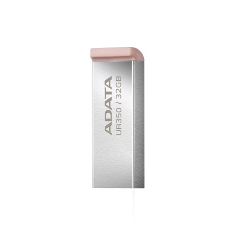ADATA | Pamięć USB | UR350 | 32 GB | USB 3.2 Gen1 | Brązowy ADATA | Pamięć USB | UR350 | 32 GB | USB 3.2 Gen1 | Brązowy