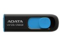 ADATA Pamięć USB UV128 256 GB Gen1 Czarno-Niebieska ADATA Pamięć USB UV128 256 GB Gen1 Czarno-Niebieska