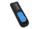 ADATA Pamięć USB UV128 256 GB Gen1 Czarno-Niebieska ADATA Pamięć USB UV128 256 GB Gen1 Czarno-Niebieska