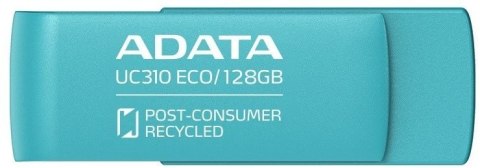 ADATA Pendrive UC310 ECO 128 GB USB 3.2 Gen1 Zielony ADATA Pendrive UC310 ECO 128 GB USB 3.2 Gen1 Zielony