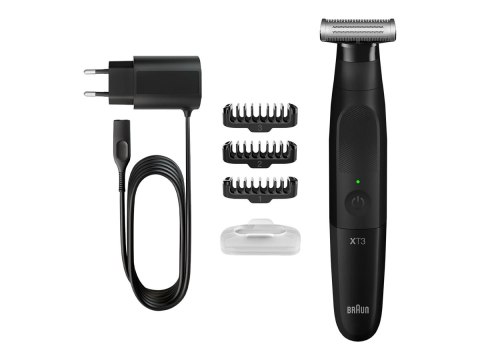Braun | Trymer do brody i golarka | XT3100 | Bezprzewodowy | Liczba długości kropek 3 | Czarny Braun | Trymer do brody i golarka | XT3100 | Bezprzewodowy | Liczba długości kropek 3 | Czarny