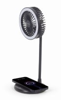 Gembird | TA-WPC10-LEDFAN-01 Wentylator biurkowy z lampą i ładowarką bezprzewodową | N/A | Telefon lub tablet z wbudowanym ładow Gembird | TA-WPC10-LEDFAN-01 Wentylator biurkowy z lampą i ładowarką bezprzewodową | N/A | Telefon lub tablet z wbudowanym ładow