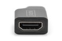 Męski przewód USB-C na żeńskie HDMI, 24-pinowy czarny Digitus, typ A. Męski przewód USB-C na żeńskie HDMI, 24-pinowy czarny Digitus, typ A.