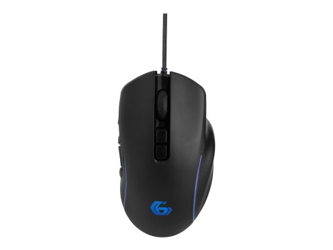 Myszka Gamingowa Gembird z Podświetleniem RGB | MUSG-RAGNAR-RX500 | Przewodowa | USB | Czarna Myszka Gamingowa Gembird z Podświetleniem RGB | MUSG-RAGNAR-RX500 | Przewodowa | USB | Czarna