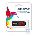 Pamięć USB ADATA C008 64 GB, 2.0 / Czarno-czerwona Pamięć USB ADATA C008 64 GB, 2.0 / Czarno-czerwona