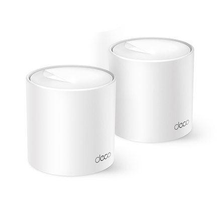 Sieć Wi-Fi Mesh TP-LINK AX1500 - System Domowy | Deco X10 (2 szt.) | 802.11ax | Porty Ethernet 10/100/1000 Mbit/s | Obsługa Mesh Sieć Wi-Fi Mesh TP-LINK AX1500 - System Domowy | Deco X10 (2 szt.) | 802.11ax | Porty Ethernet 10/100/1000 Mbit/s | Obsługa Mesh