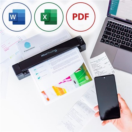 Skaner dokumentów IRIS Anywhere 6 Wifi z łącznością USB i Wi-Fi oraz rozdzielczością 600 dpi Skaner dokumentów IRIS Anywhere 6 Wifi z łącznością USB i Wi-Fi oraz rozdzielczością 600 dpi