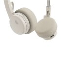 Słuchawki Bluetooth z wbudowanym mikrofonem Mondo by Defunc - Elegancki kolor Greige - Doskonałe brzmienie i wygoda - Mobilność Słuchawki Bluetooth z wbudowanym mikrofonem Mondo by Defunc - Elegancki kolor Greige - Doskonałe brzmienie i wygoda - Mobilność