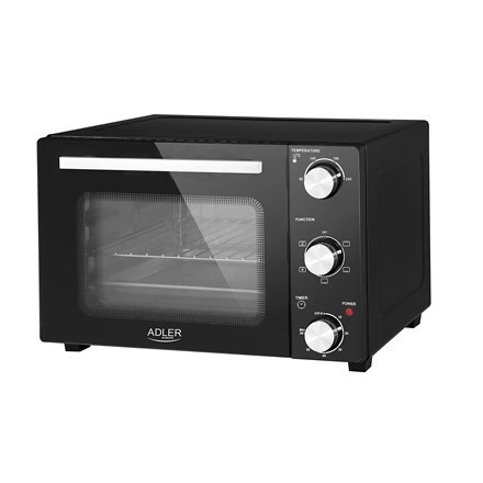 Adler AD 6024 Electric oven, 22 L, Black Adler AD 6024 Electric oven, 22 L, Black