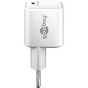 Goobay 65370 USB-C USB-C TM Dual Fast Charger (36 W), White Goobay 65370 USB-C USB-C TM Dual Fast Charger (36 W), White