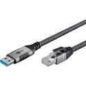Goobay 70299 USB-A 3.0 to RJ45 Ethernet Cable, 1 m Goobay 70299 USB-A 3.0 to RJ45 Ethernet Cable, 1 m