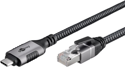 Goobay 70696 USB-A 3.1 to RJ45 Ethernet Cable, 1 m Goobay 70696 USB-A 3.1 to RJ45 Ethernet Cable, 1 m