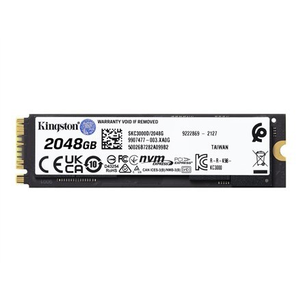 Kingston KC3000 2048GB PCIe 4.0 SSD Kingston KC3000 2048GB PCIe 4.0 SSD