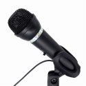 Mikrofon pojemnościowy Gembird z uchwytem na biurko MIC-D-04 | 3,5 mm jack | Kolor czarny Mikrofon pojemnościowy Gembird z uchwytem na biurko MIC-D-04 | 3,5 mm jack | Kolor czarny
