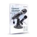 Mikrofon pojemnościowy Gembird z uchwytem na biurko MIC-D-04 | 3,5 mm jack | Kolor czarny Mikrofon pojemnościowy Gembird z uchwytem na biurko MIC-D-04 | 3,5 mm jack | Kolor czarny
