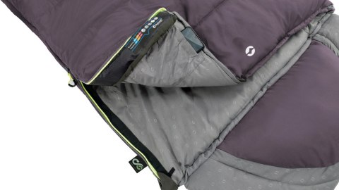 Outwell Contour Sleeping Bag, Left zipper, Dark Purple Outwell Contour Sleeping Bag, Left zipper, Dark Purple