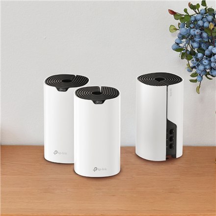 TP-LINK | System Wi-Fi Mesh AC1900 do Całego Domu Deco S7 (3 sztuki) | 802.11ac | Prędkość do 10/100/1000 Mbit/s | Porty Etherne TP-LINK | System Wi-Fi Mesh AC1900 do Całego Domu Deco S7 (3 sztuki) | 802.11ac | Prędkość do 10/100/1000 Mbit/s | Porty Etherne