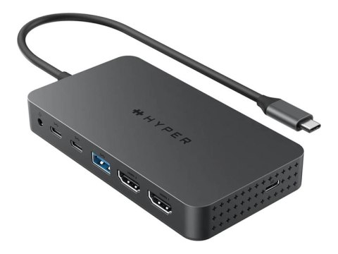 Uniwersalna Stacja Dokująca HyperDrive USB-C 7-w-1 z podwójnym HDMI dla M1/M2 MBAir/Pro | Ilość portów HDMI: 2 Uniwersalna Stacja Dokująca HyperDrive USB-C 7-w-1 z podwójnym HDMI dla M1/M2 MBAir/Pro | Ilość portów HDMI: 2