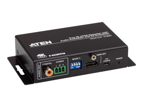 Aten VC882 True 4K HDMI Repeater with Audio Embedder & De-Embedder Aten VC882 True 4K HDMI Repeater with Audio Embedder & De-Embedder