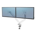Fellowes arm for 2 monitors - Platinum white Fellowes arm for 2 monitors - Platinum white