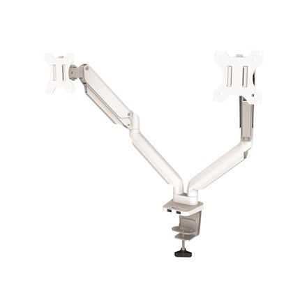 Fellowes arm for 2 monitors - Platinum white Fellowes arm for 2 monitors - Platinum white