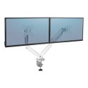 Fellowes arm for 2 monitors - Platinum white Fellowes arm for 2 monitors - Platinum white